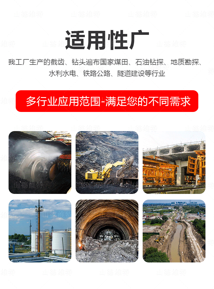 28球齿钎头应用范围